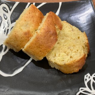 甘麹でバナナケーキ